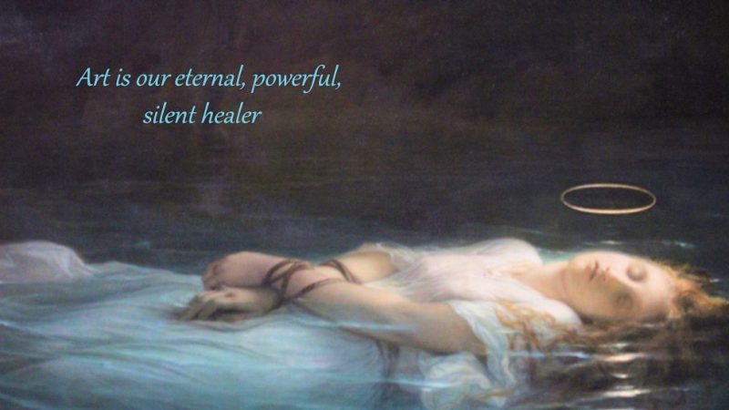 The awakening begins with an apparent oblivion.